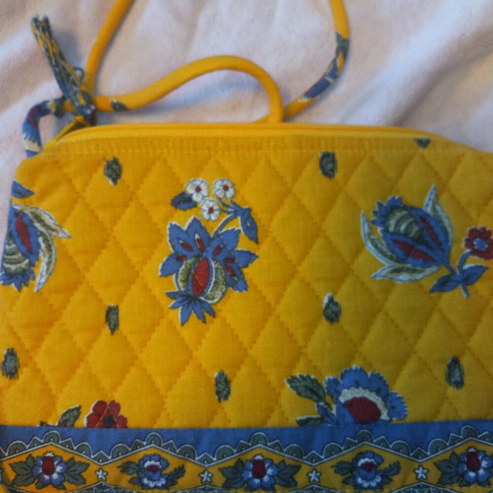 Vera Bradley Yellow Cross Body handbag (new) - Picture 2 of 4